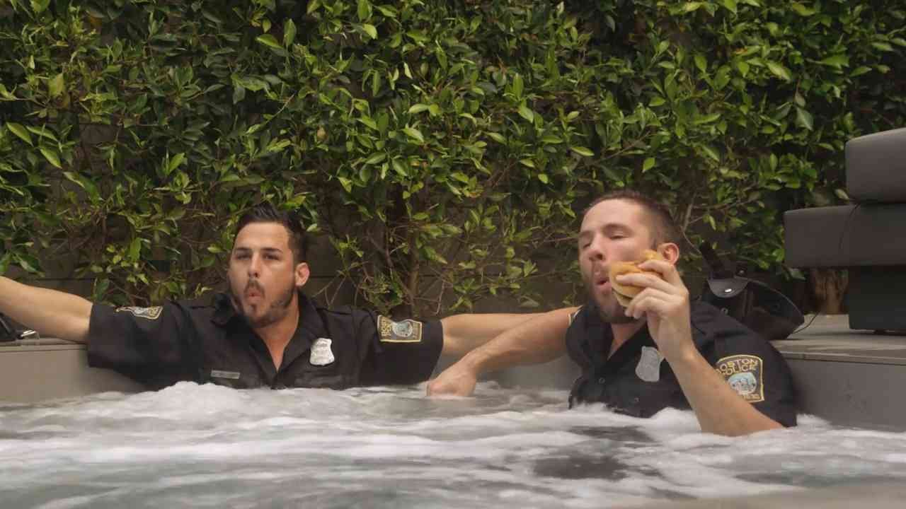 WATCH: Patriots WRs Spoof "Cops"