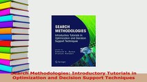 PDF  Search Methodologies Introductory Tutorials in Optimization and Decision Support  EBook