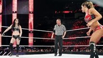WWE Raw, 01/06/15: Paige Vs Nikki Bella (For The Divas Champions), Español - Latino