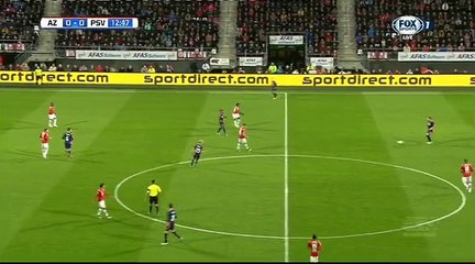 Gaston Pereiro Goal HD - AZ Alkmaar 0 - 1 PSV - 02-04-2016