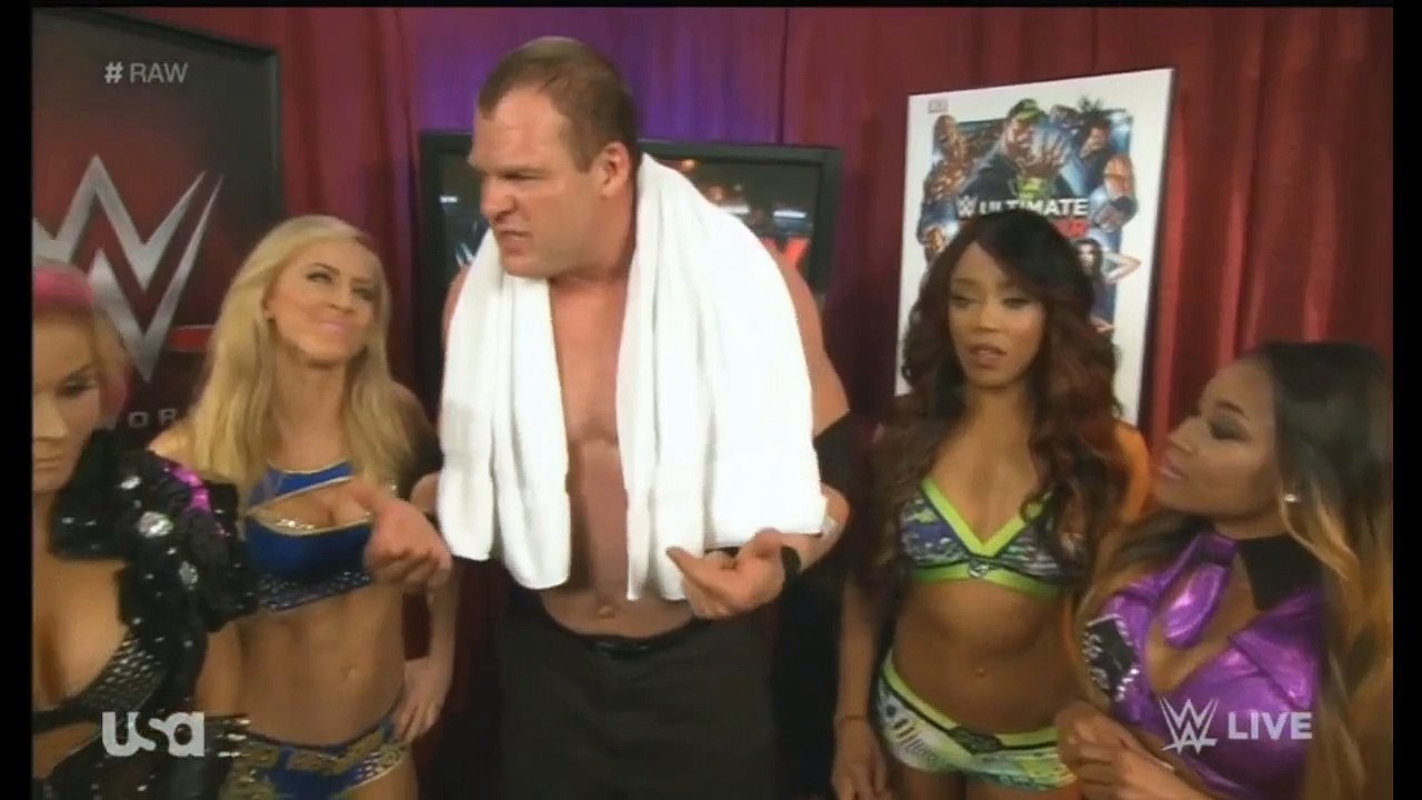 WWE Kane, Natalya, Summer Rae, Alicia Fox & Cam...