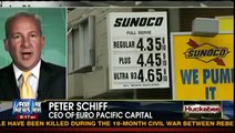Peter Schiff 2012 - On Huckabee: Of course costs of living are up, it's the Inflation Tax!