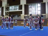 Bangkok University Cheerleading Rehearsing for TV Show.