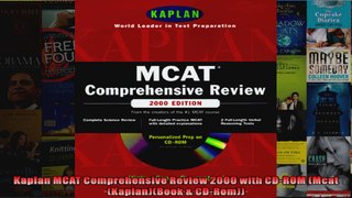 Kaplan MCAT Comprehensive Review 2000 with CDROM Mcat KaplanBook  CDRom