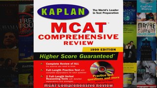 MCAT Comprehensive Review