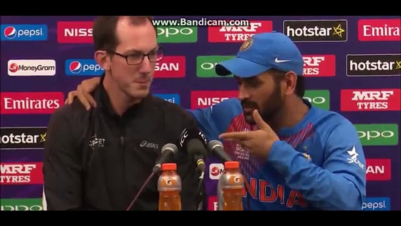 It seems I took a bullet for my Indian colleagues Australian Journalist Who shared stage with Dhoni