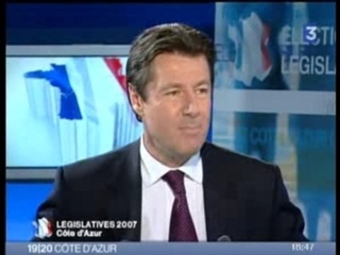 FRANCE 3 Législatives Christian ESTROSI