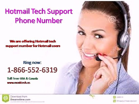 Dial Hotmail Tech support phone number 1-866-552-6319 for Hotmail related problems in USA & Canada