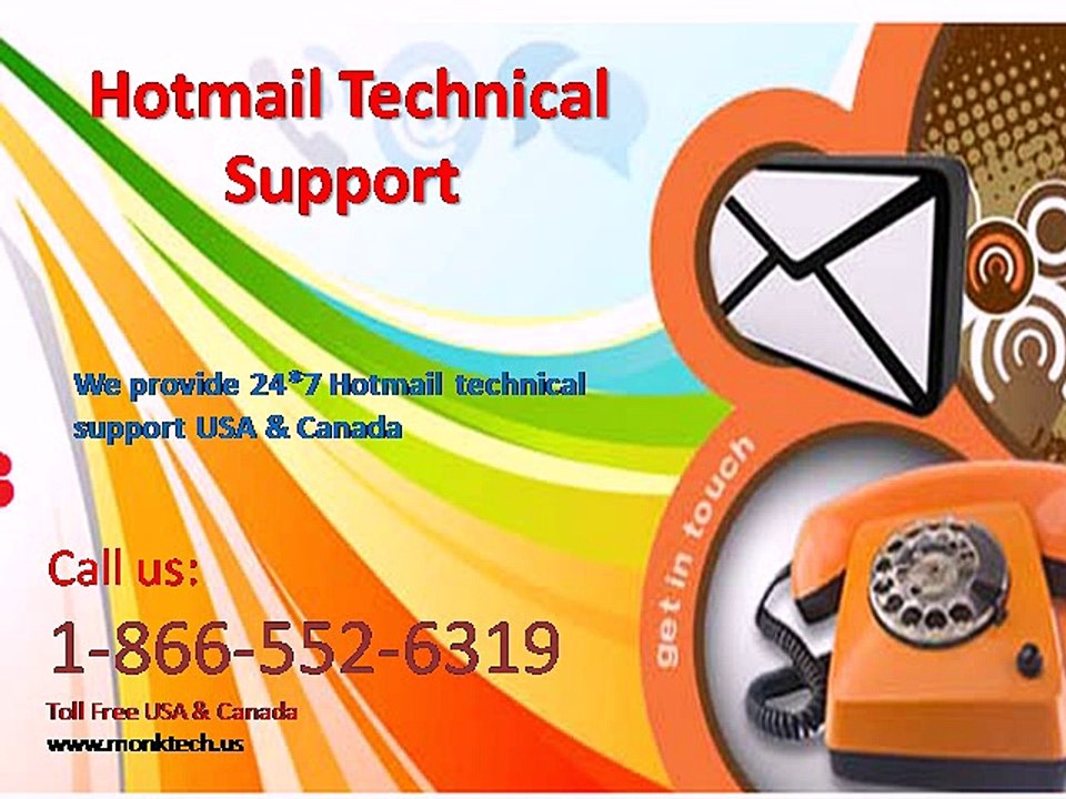 Ring on Hotmail Tech support number 1-866-552-6319 toll-free for Hotmail support in USA & Canada
