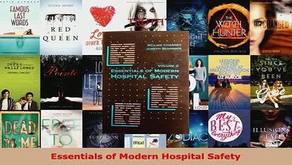Download  Essentials of Modern Hospital Safety Free Books