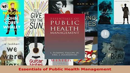 PDF  Essentials of Public Health Management Free Books