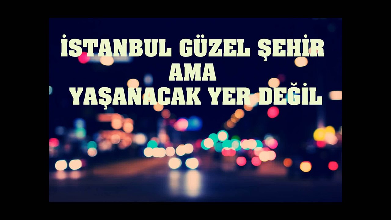 İkiye On Kala - İstanbul Güzel Şehir ama Yaşanacak Yer Değil