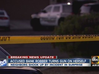 Woman fatally shoots self after robbing bank in Surprise