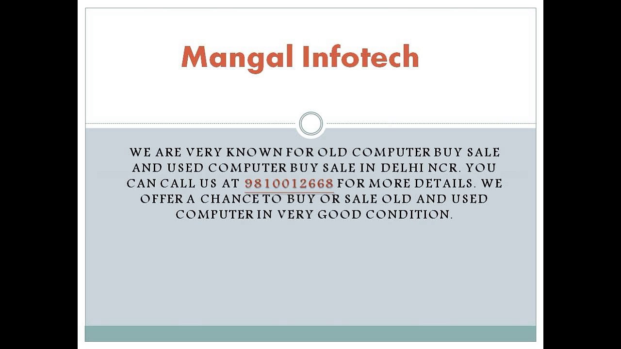 Used computer dealers