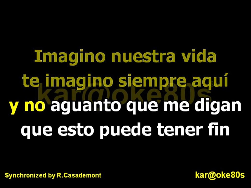 karaoke Te Espero Cada Noche . Merche