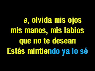 karaoke Olvídame y Pega la Vuelta . Pimpinela