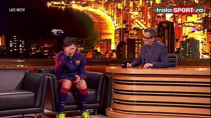 EXCLUSIV! Messi si Ronaldo in acelasi studio de televiziune!Exclusive COPY OF MESSI AND RONALDO