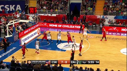 Top 16 Round 13 co-MVPs: De Colo CSKA Moscow and Bourousis, Laboral Kutxa Vitoria