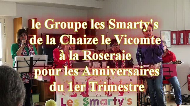 Anniversaires du 1er trimestre à la Roseraie