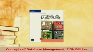PDF  Concepts of Database Management Fifth Edition Read Online