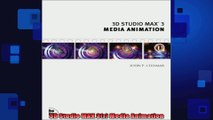 3D Studio MAX 3r Media Animation