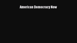 Read American Democracy Now Ebook Online