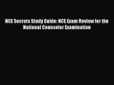 Download NCE Secrets Study Guide: NCE Exam Review for the National Counselor Examination Free