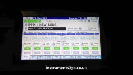 Korg Krome RPPR Tutorial en anglais mais très visuel