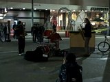 Downtown vancouver Canada , Street Musicians wow !