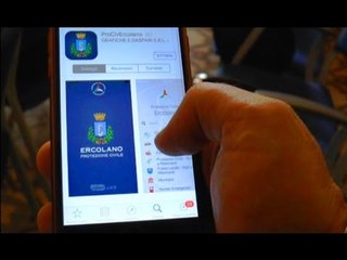 Ercolano (NA) - Rischio eruzione Vesuvio, un'App per aggiornare i cittadini (01.04.16)
