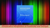 Download  Spatial Planning Systems and Practices in Europe A Comparative Perspective on Continuity PDF Online