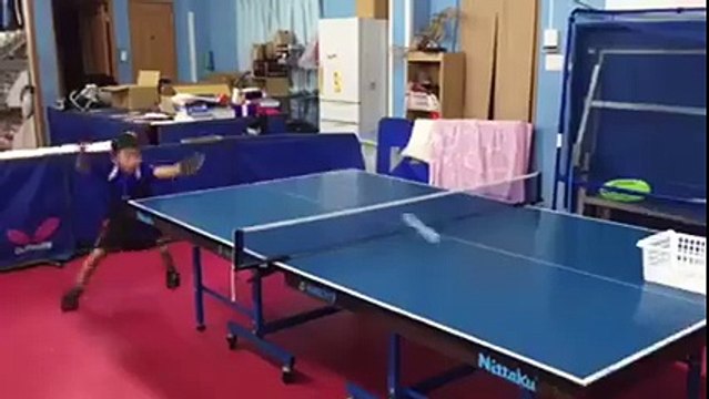 Watch Amazing Talent Of Littile Boy Playing Table Tennis