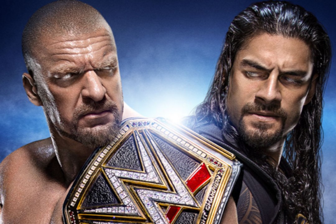 Wrestlemania 32 April 3, 2016 Triple H vs Roman Reigns Championship Match Full HD