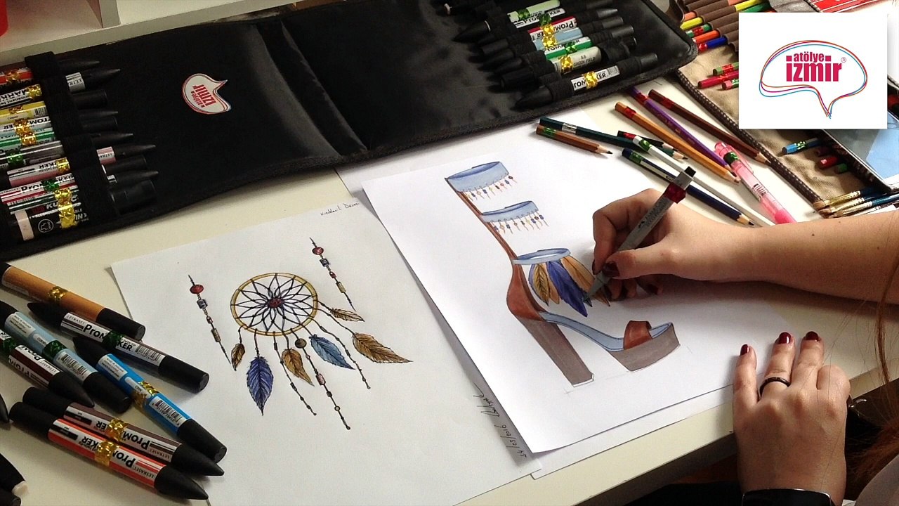 Kızılderili Ayakkabı Desen Çalışması