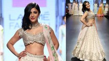 Shruti Haasan Flaunts Deep Cleavage, BOLD Abs LFW 2016