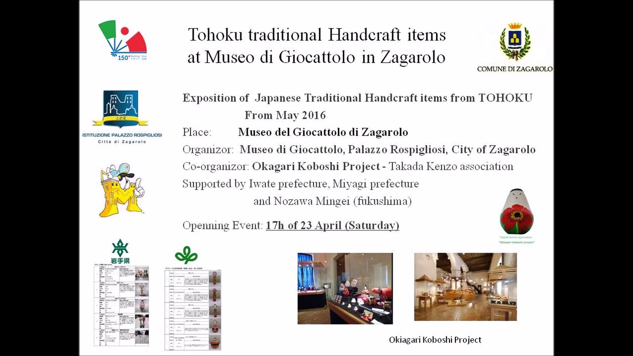 東北民芸品のイタリア玩具博物館での常設展示