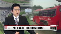 1 S. Korean tourist dead as tour bus in Vietnam collides with truck