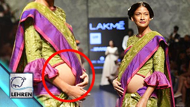 Model Carol Gracias Flaunts BABY BUMP On Ramp