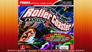 Rollercoaster Tycoon 3 Primas Official Strategy Guide