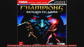 Champions Return to Arms Prima Official Game Guide