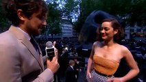 Marion Cotillard interview on The Dark Knight Rises premiere
