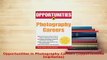 PDF  Opportunities in Photography Careers Opportunities InSeries Ebook