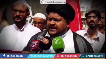 Allama Nazir Taqvi on a local Tv discussing National Issue