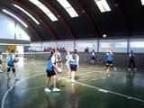 Colégio Soberano - Jogos da Primavera 2011 - Aquecimento das meninas do vôlei