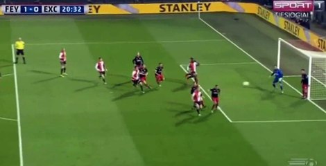Dirk Kuyt Goal HD - Feyenoord 1 - 0 Excelsior - 02-04-2016