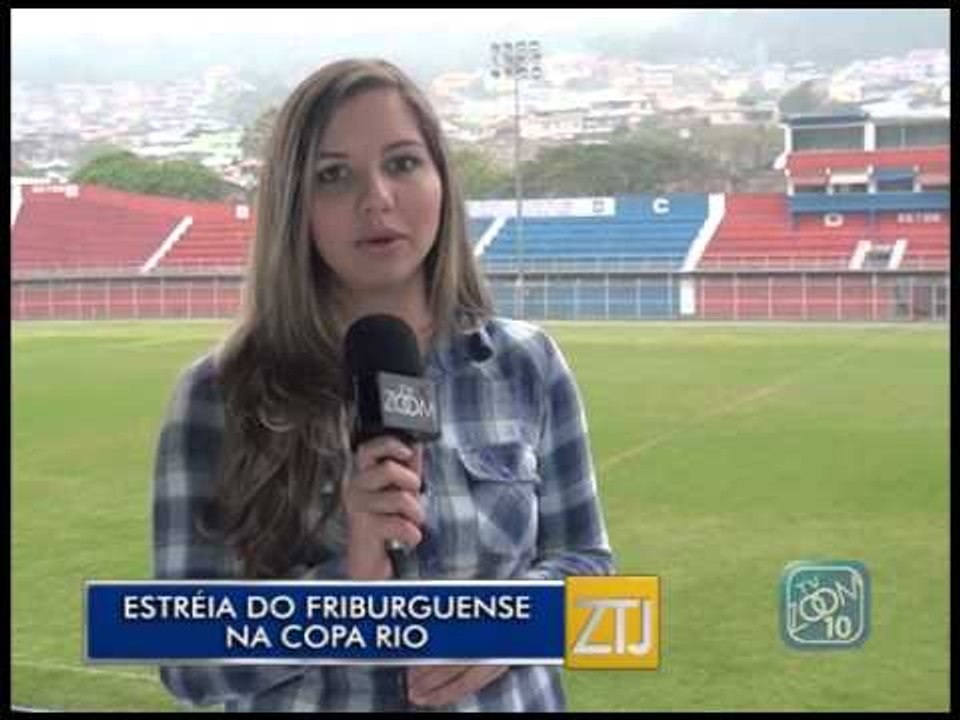 25-08-2015 - FRIBURGUENSE ESTRÉIA NA COPA RIO - ZOOM TV JORNAL