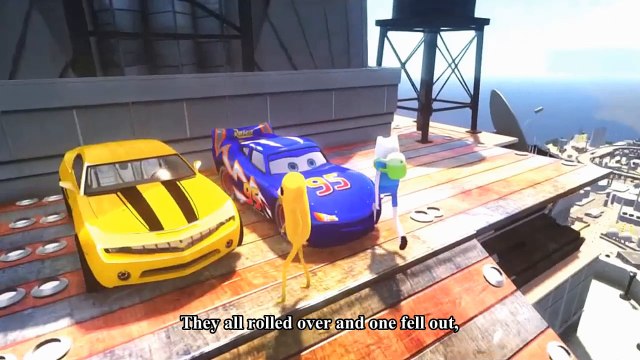 Spiderman Car For Kids - Roll Over (Ten in a bed) - JAKE driving Lightning Color