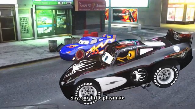 Spiderman Car For Kids - Say, Say Little Playmate - JAKE driving Lightning Color