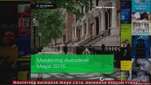 Mastering Autodesk Maya 2015 Autodesk Official Press