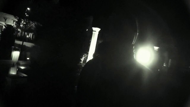 Hungarian Military Gas Mask In Public